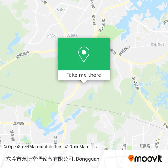 东莞市永捷空调设备有限公司 map
