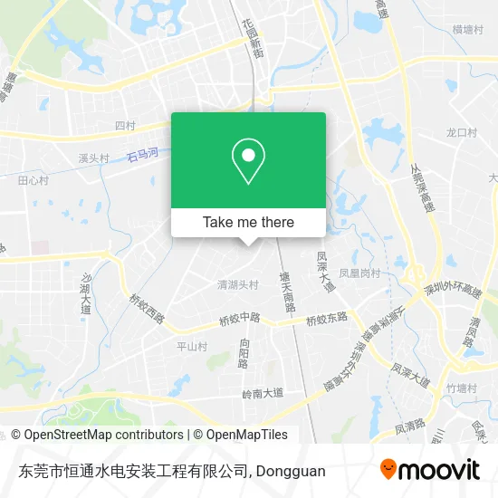 东莞市恒通水电安装工程有限公司 map