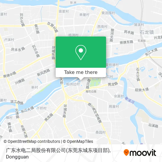 广东水电二局股份有限公司(东莞东城东项目部) map