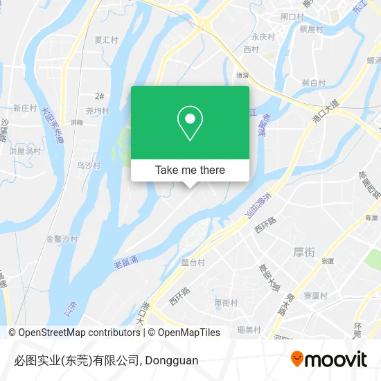 必图实业(东莞)有限公司 map