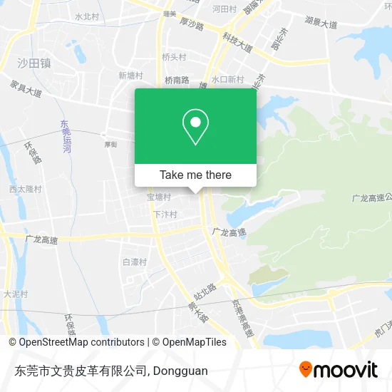 东莞市文贵皮革有限公司 map