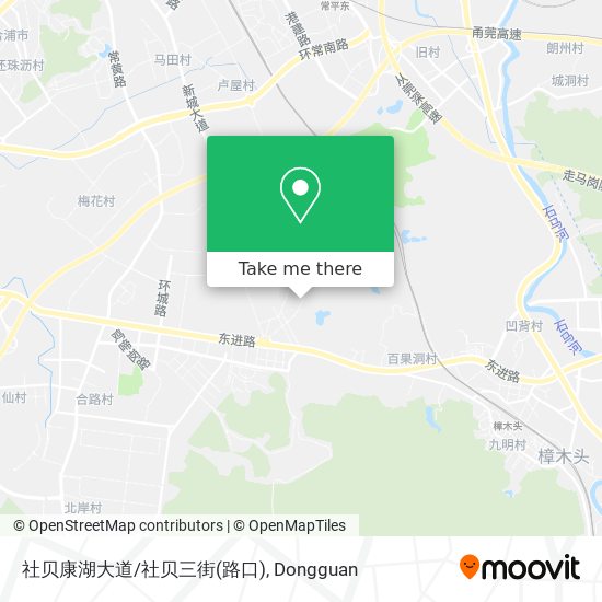 社贝康湖大道/社贝三街(路口) map