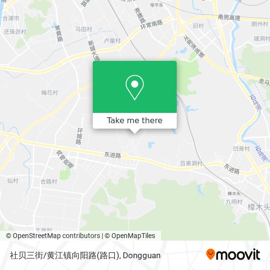 社贝三街/黄江镇向阳路(路口) map