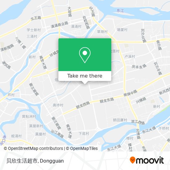 贝欣生活超市 map