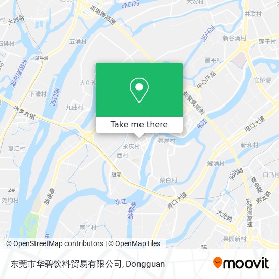 东莞市华碧饮料贸易有限公司 map