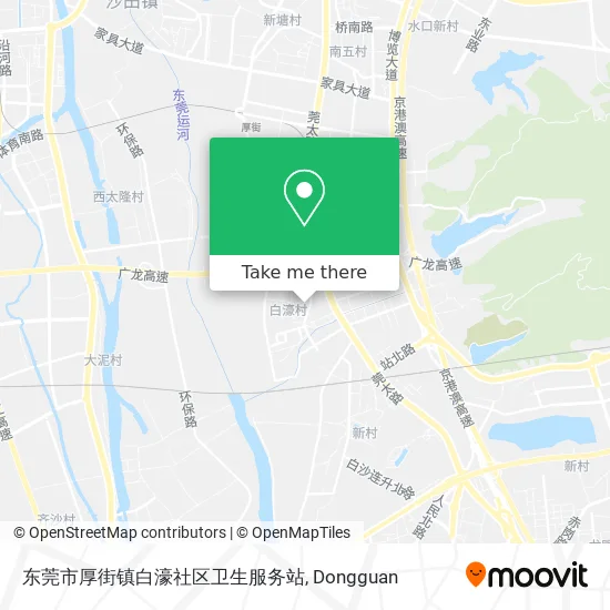 东莞市厚街镇白濠社区卫生服务站 map