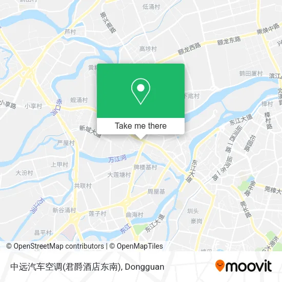 中远汽车空调(君爵酒店东南) map