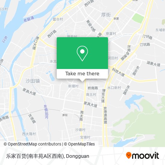 乐家百货(南丰苑A区西南) map