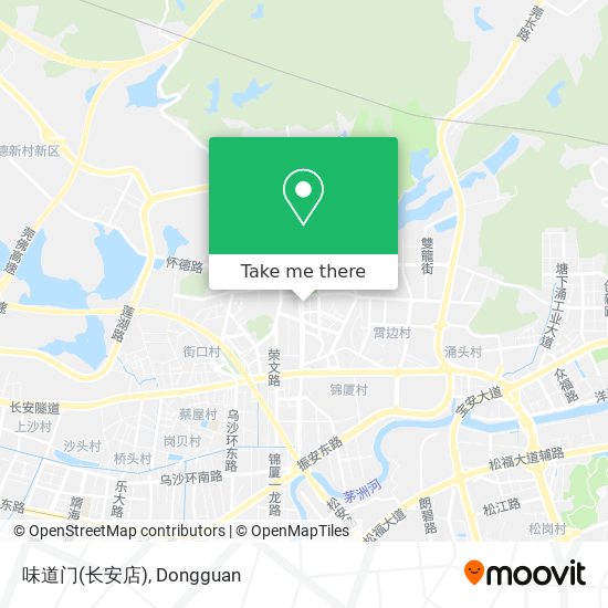 味道门(长安店) map