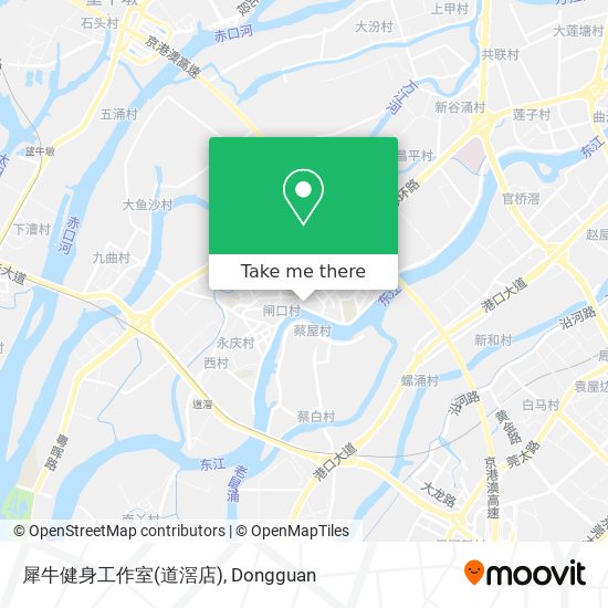 犀牛健身工作室(道滘店) map
