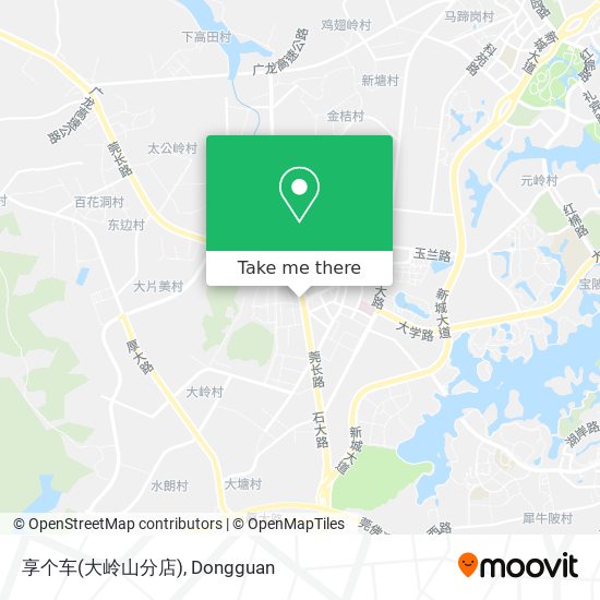 享个车(大岭山分店) map
