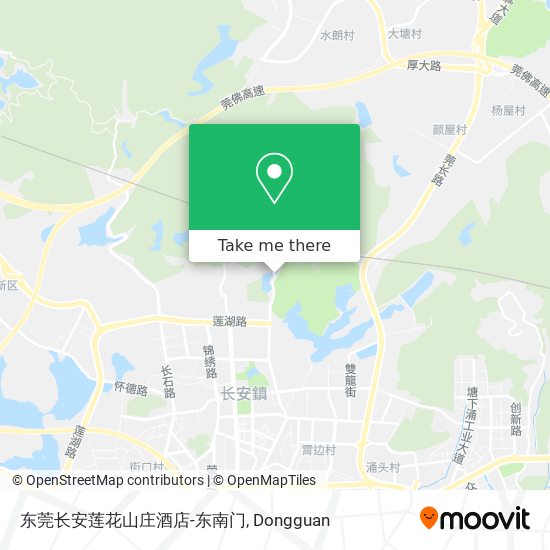 东莞长安莲花山庄酒店-东南门 map