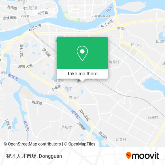 智才人才市场 map