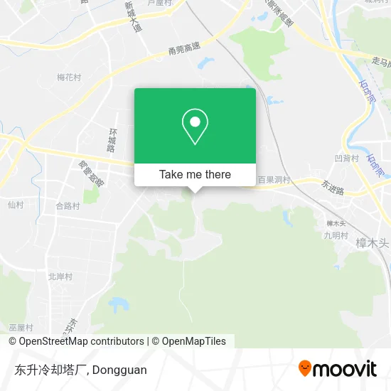 东升冷却塔厂 map