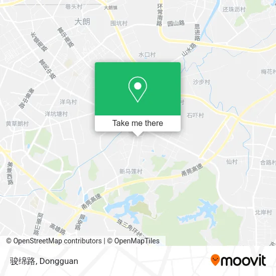 骏绵路 map