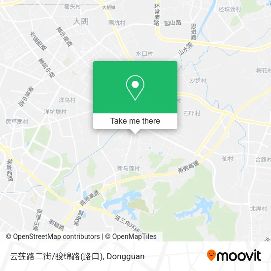 云莲路二街/骏绵路(路口) map