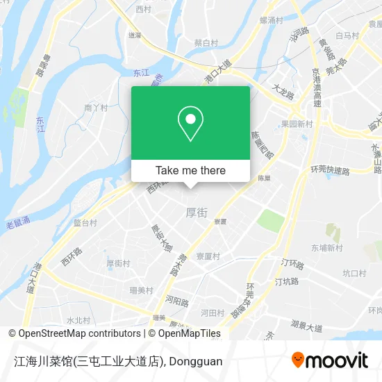 江海川菜馆(三屯工业大道店) map