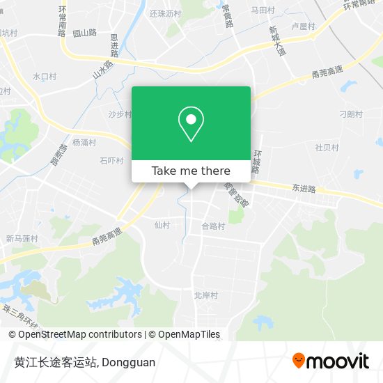黄江长途客运站 map