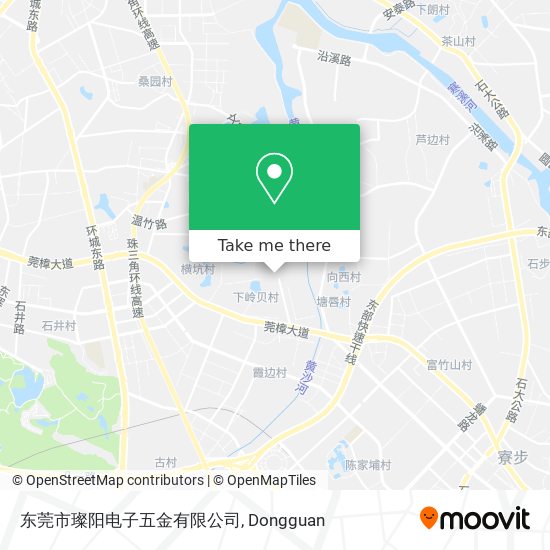 东莞市璨阳电子五金有限公司 map