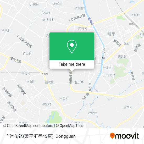 广汽传祺(常平汇星4S店) map