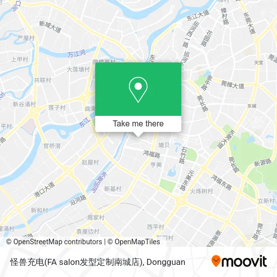 怪兽充电(FA salon发型定制南城店) map