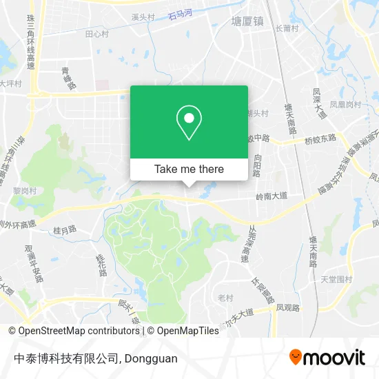 中泰博科技有限公司 map