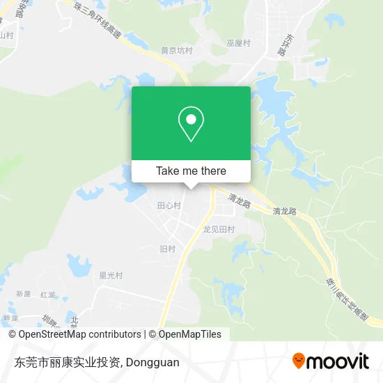 东莞市丽康实业投资 map