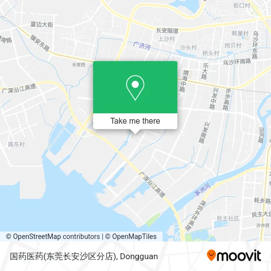 国药医药(东莞长安沙区分店) map