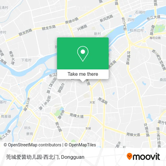 莞城爱茵幼儿园-西北门 map