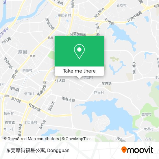 东莞厚街福星公寓 map