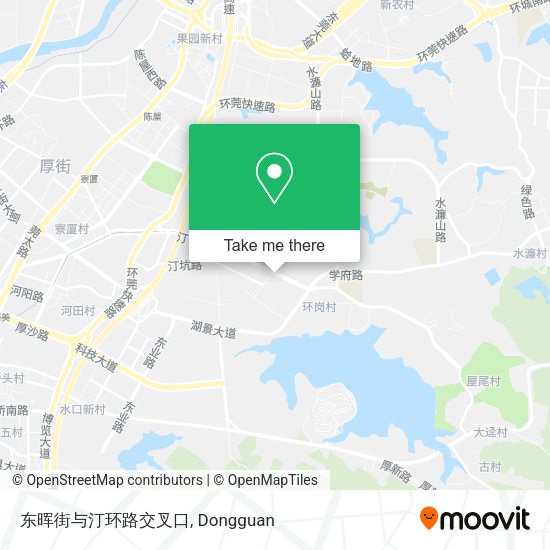 东晖街与汀环路交叉口 map