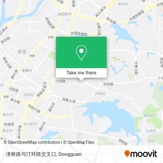 津桥路与汀环路交叉口 map