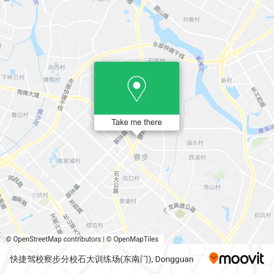 快捷驾校察步分校石大训练场(东南门) map