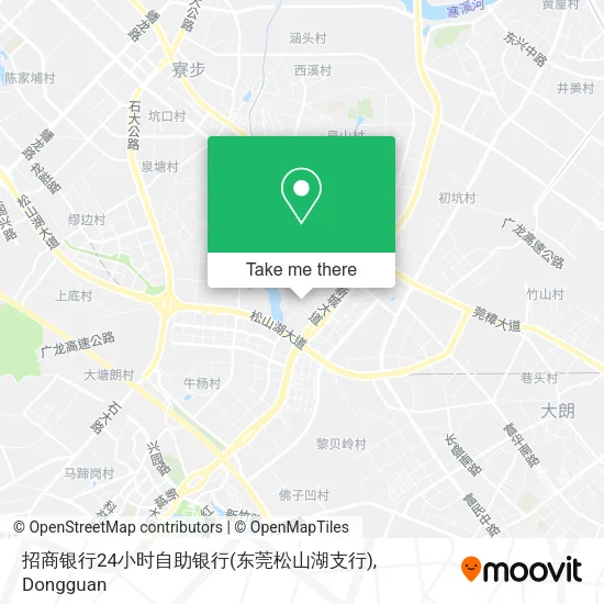 招商银行24小时自助银行(东莞松山湖支行) map