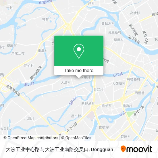 大汾工业中心路与大洲工业南路交叉口 map