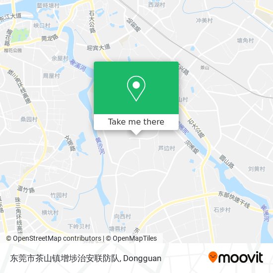 东莞市茶山镇增埗治安联防队 map