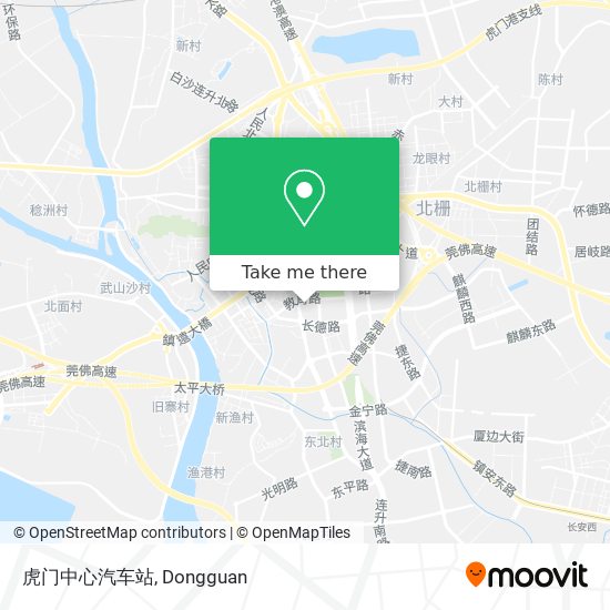 虎门中心汽车站 map