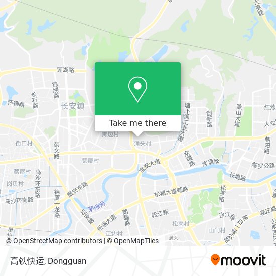 高铁快运 map