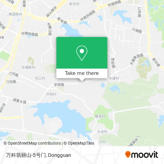 万科翡丽山-5号门 map