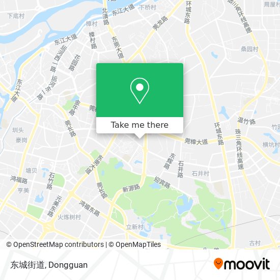 东城街道 map