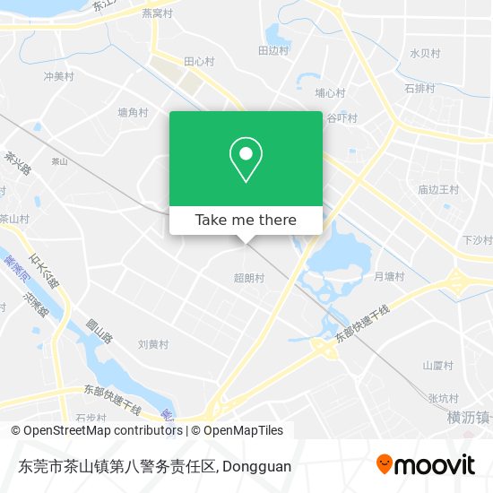 东莞市茶山镇第八警务责任区 map