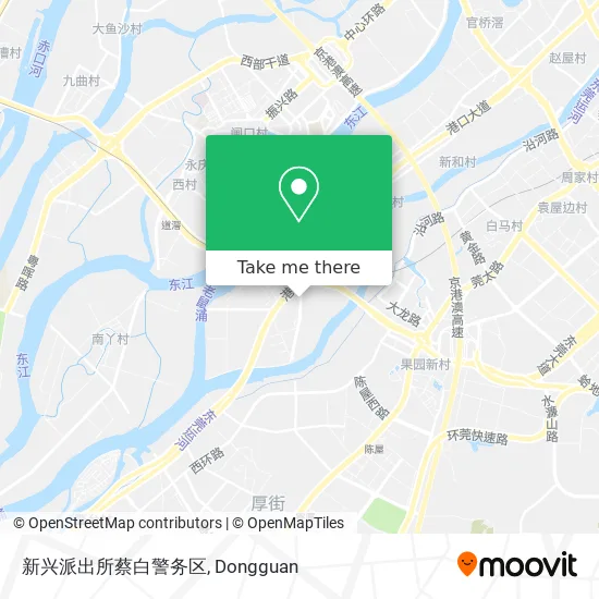 新兴派出所蔡白警务区 map