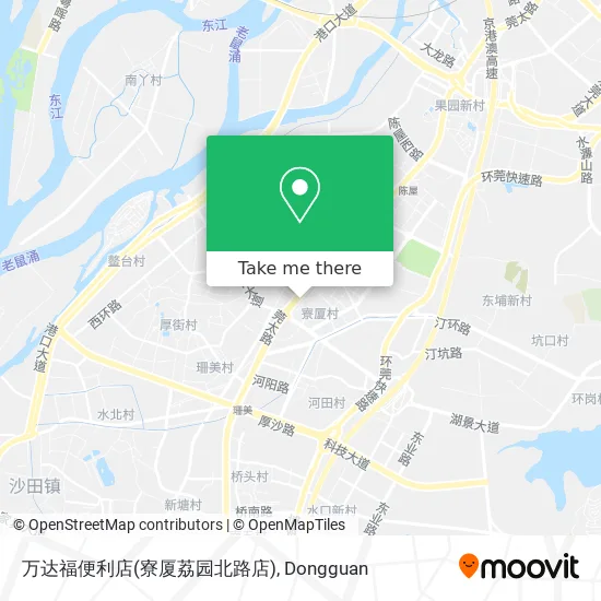 万达福便利店(寮厦荔园北路店) map