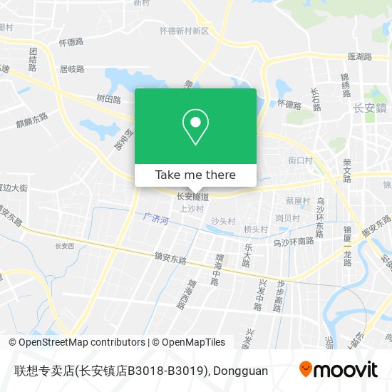 联想专卖店(长安镇店B3018-B3019) map