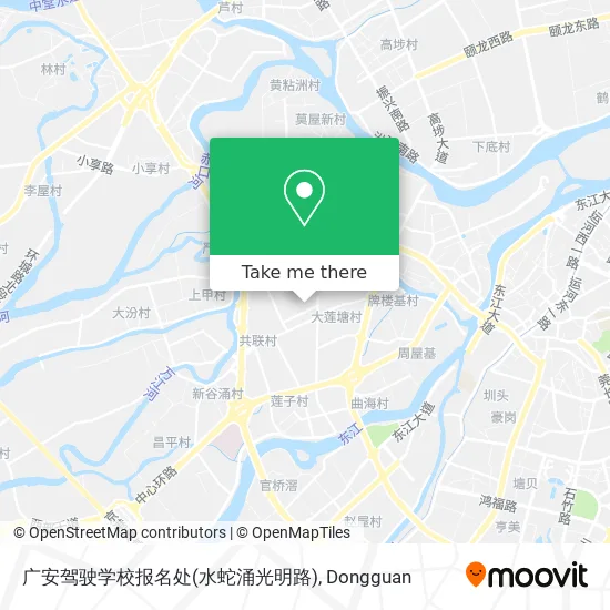广安驾驶学校报名处(水蛇涌光明路) map
