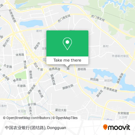 中国农业银行(团结路) map