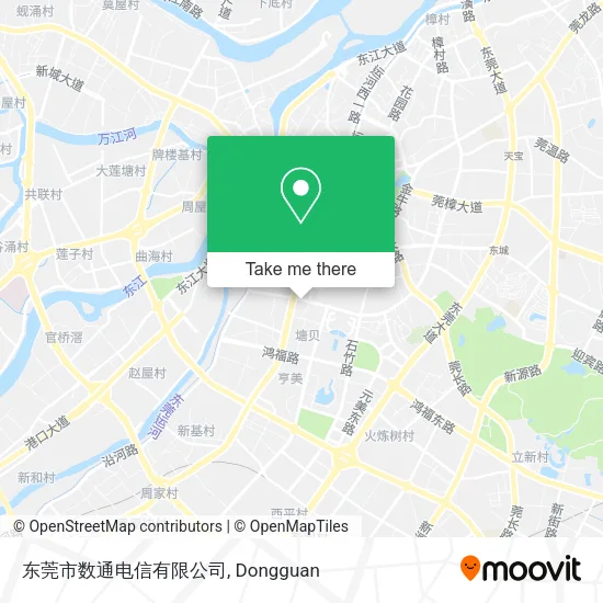 东莞市数通电信有限公司 map