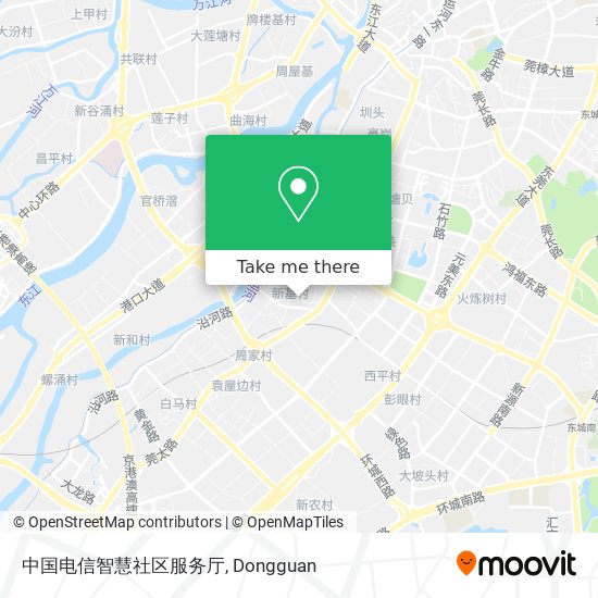 中国电信智慧社区服务厅 map