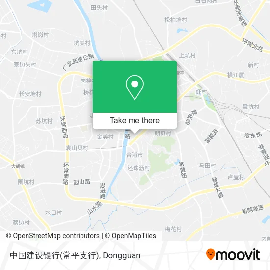 中国建设银行(常平支行) map