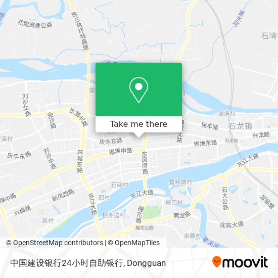 中国建设银行24小时自助银行 map